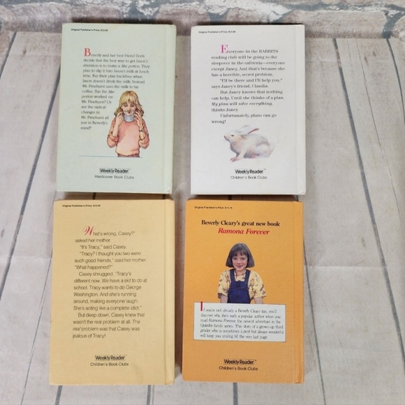 Vintage 1980s Set of 8 Hardcover Weekly Reader Books School Elementary - Picture 7 of 10